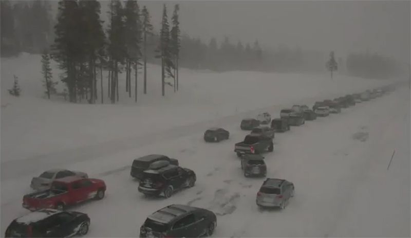 Tahoe Commute Became a Nightmare After Sierra Gets Record February Snow