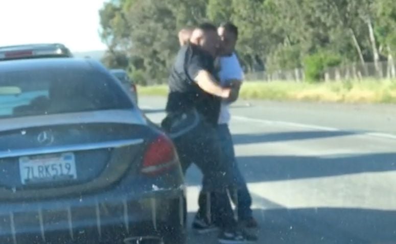 Video: Easter Sunday Fistfight On Highway 101 Near San Jose