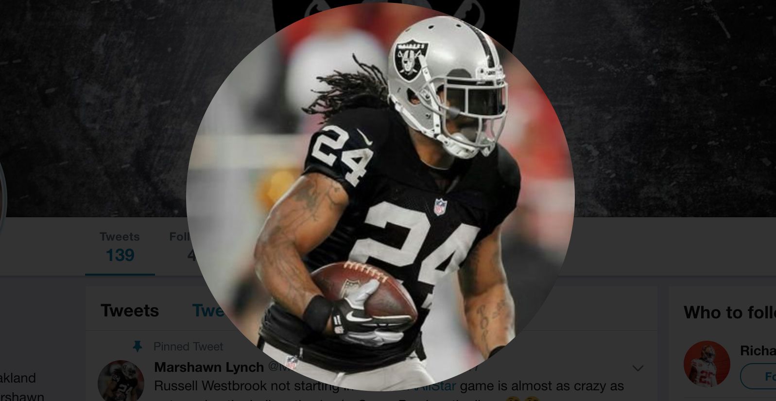 Former Raider Marshawn Lynch to Retire From NFL, Sources Say