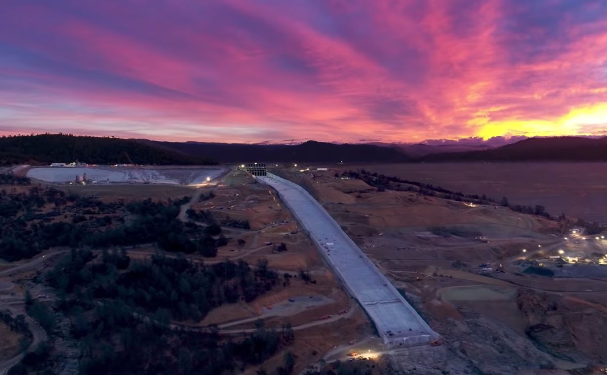 Day Around the Bay: Oroville Dam Spillway Gushes With Water Once More