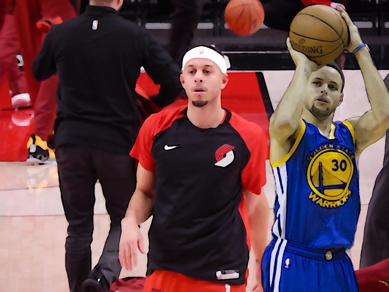 Steph Curry Faces Off With Brother Seth In Game 1; Durant Out Due To Injury