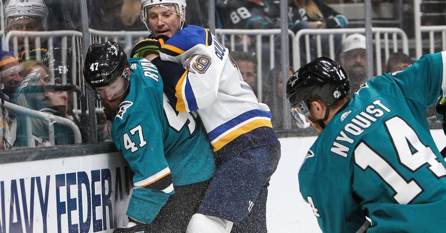 Sharks Fall 5-0 to Blues at the Shark Tank, Head to St. Louis Down 3-2 in Series