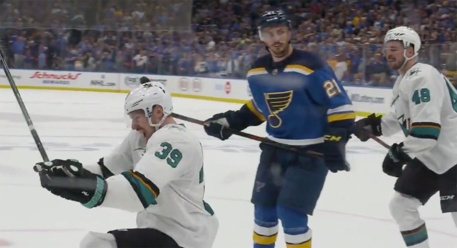Karlsson's Controversial OT Goal Seals 5-4 Victory for Sharks in Game 3