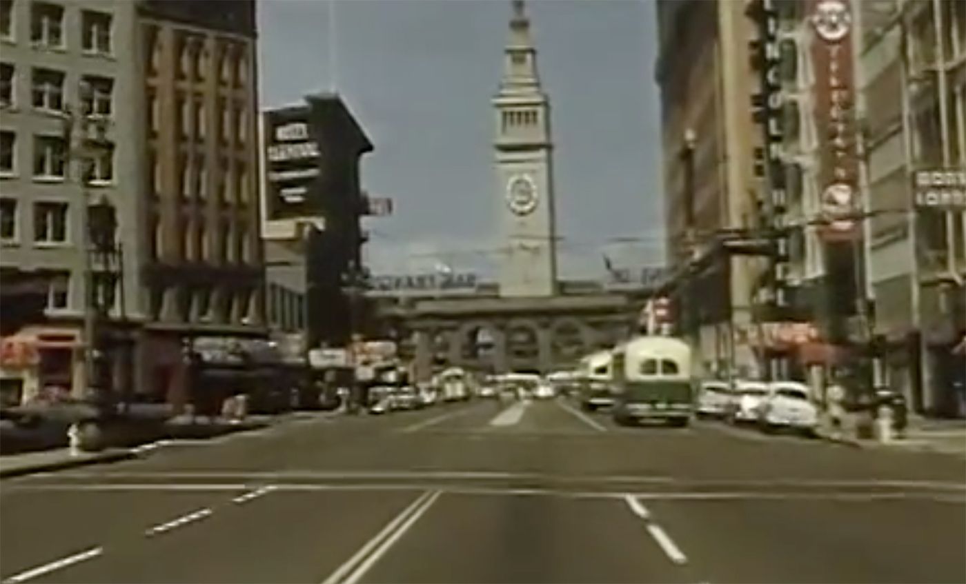 Afternoon Palate Cleanser: Quaint 1950's Footage Of San Francisco Sights