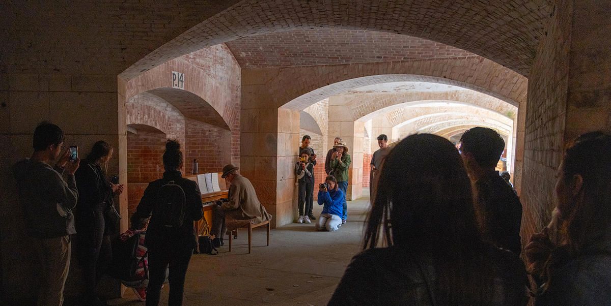 Guy Who Put Piano On Bernal Hill Installs New Piano At Fort Point