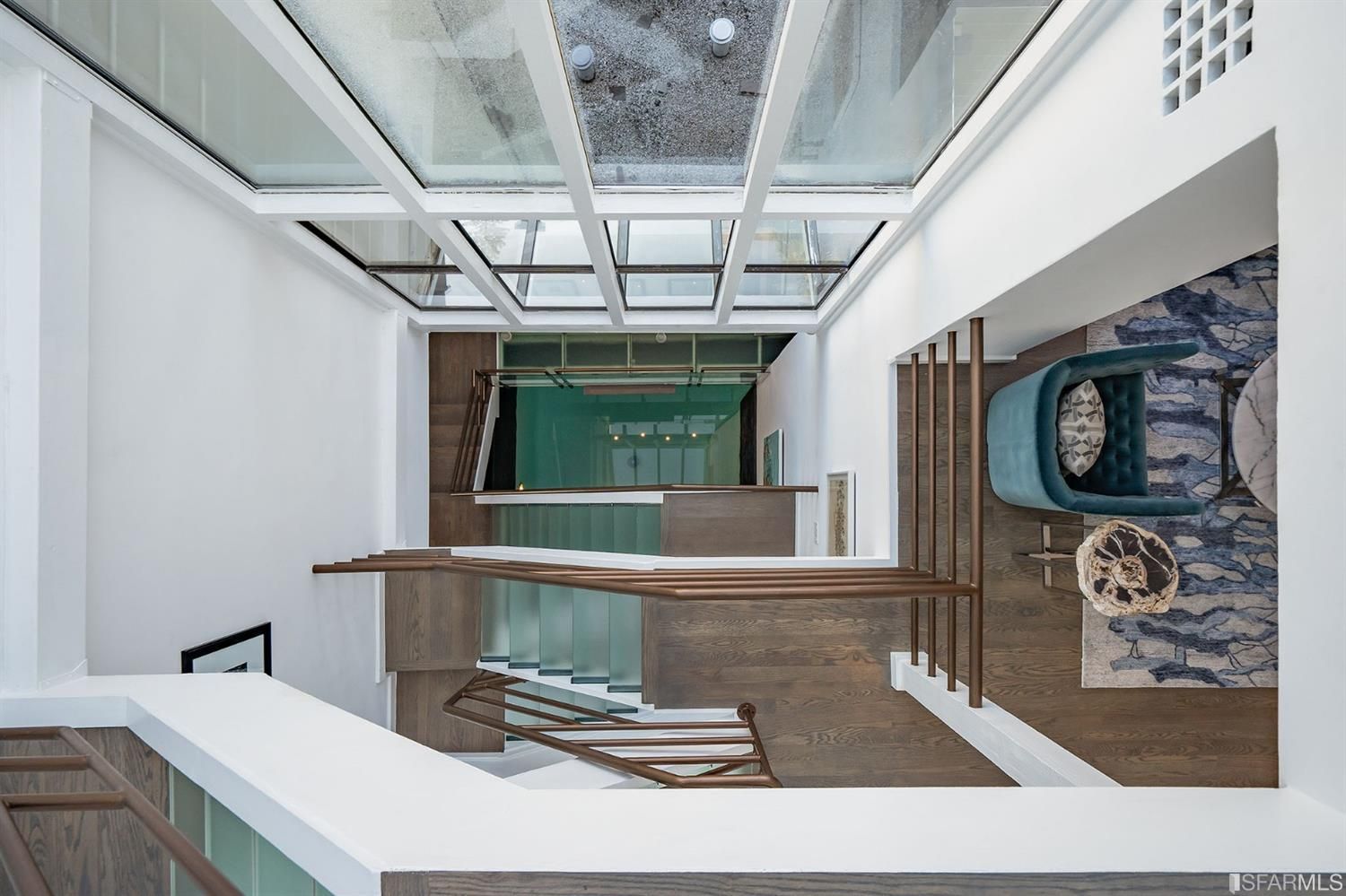 Glass Stairs and an Indoor Pool Set This  $2.8M 90s Gem In The Castro Apart