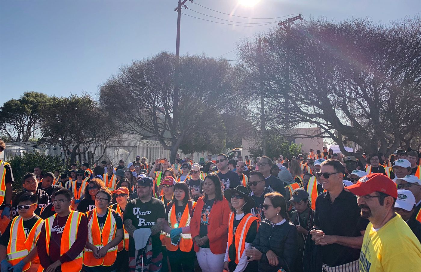 Thousands Turn Out for the 35th Battle For The Bay, Filling Orange Trash Bags and Cleaning Up Parks