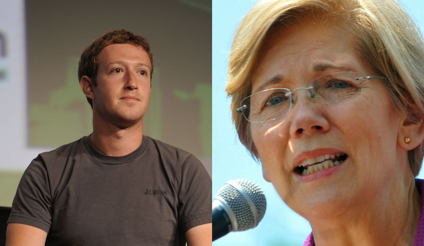 Elizabeth Warren and Mark Zuckerberg Face Off In War Of Online Words