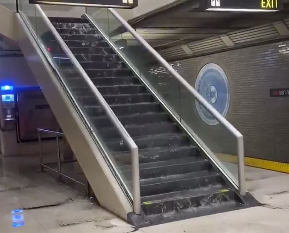 Rainstorm Floods Muni and Multiple Corners of San Francisco