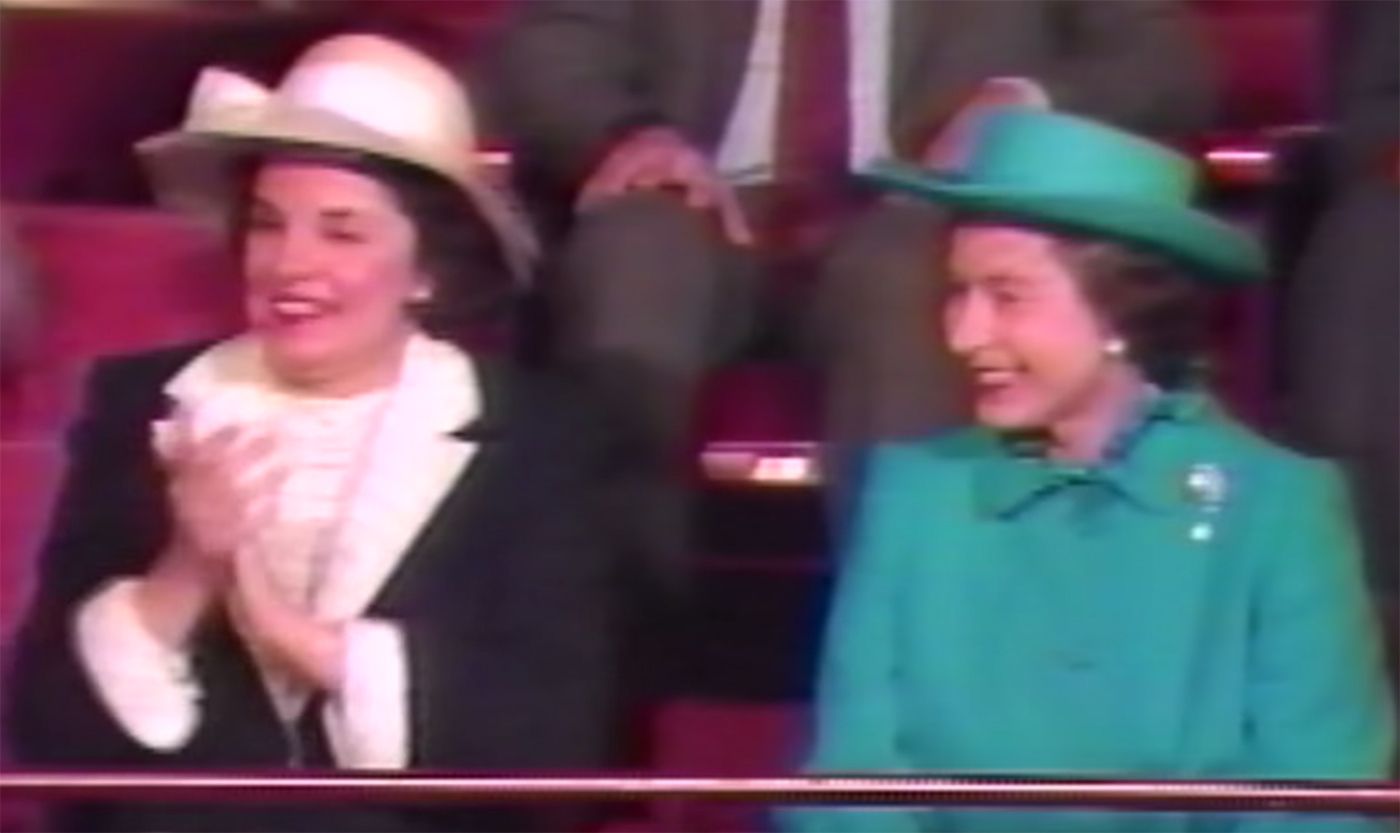 Remembering When Queen Elizabeth Cracked a Smile at 'Beach Blanket Babylon'