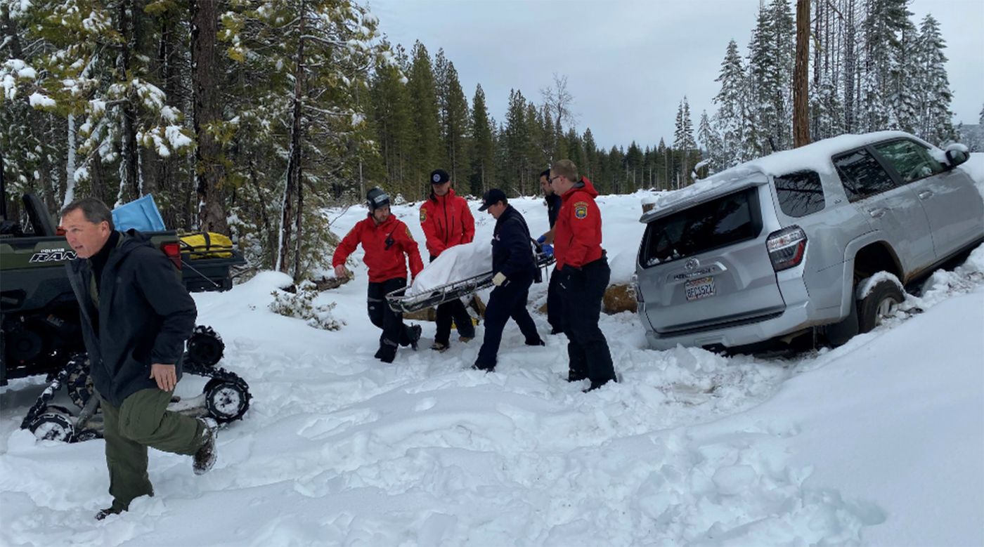 68-Year-Old NorCal Woman Survived In Snow-Covered Car For Six Days Under Floor Mats