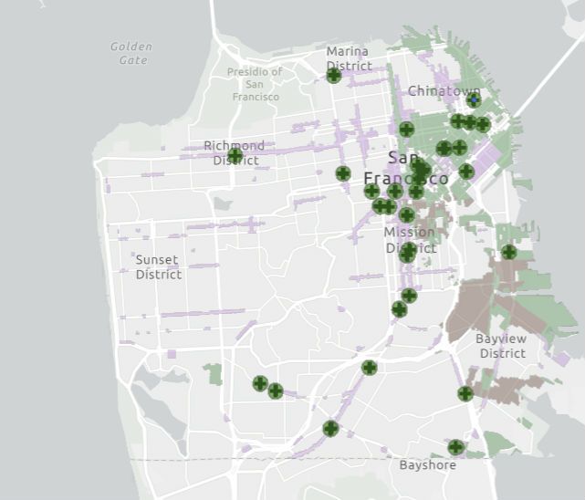 San Francisco Dispensary Map Which SF Cannabis Dispensaries are Open, Closed, and Which Ones 