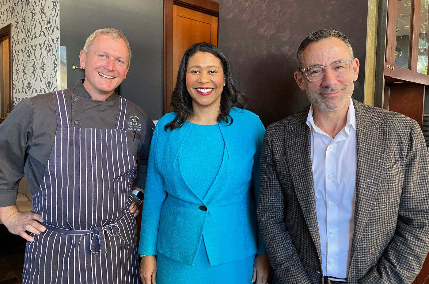 Mayor London Breed Lunches At One Market, Restaurant Wants To Encourage People To Keep Eating Out