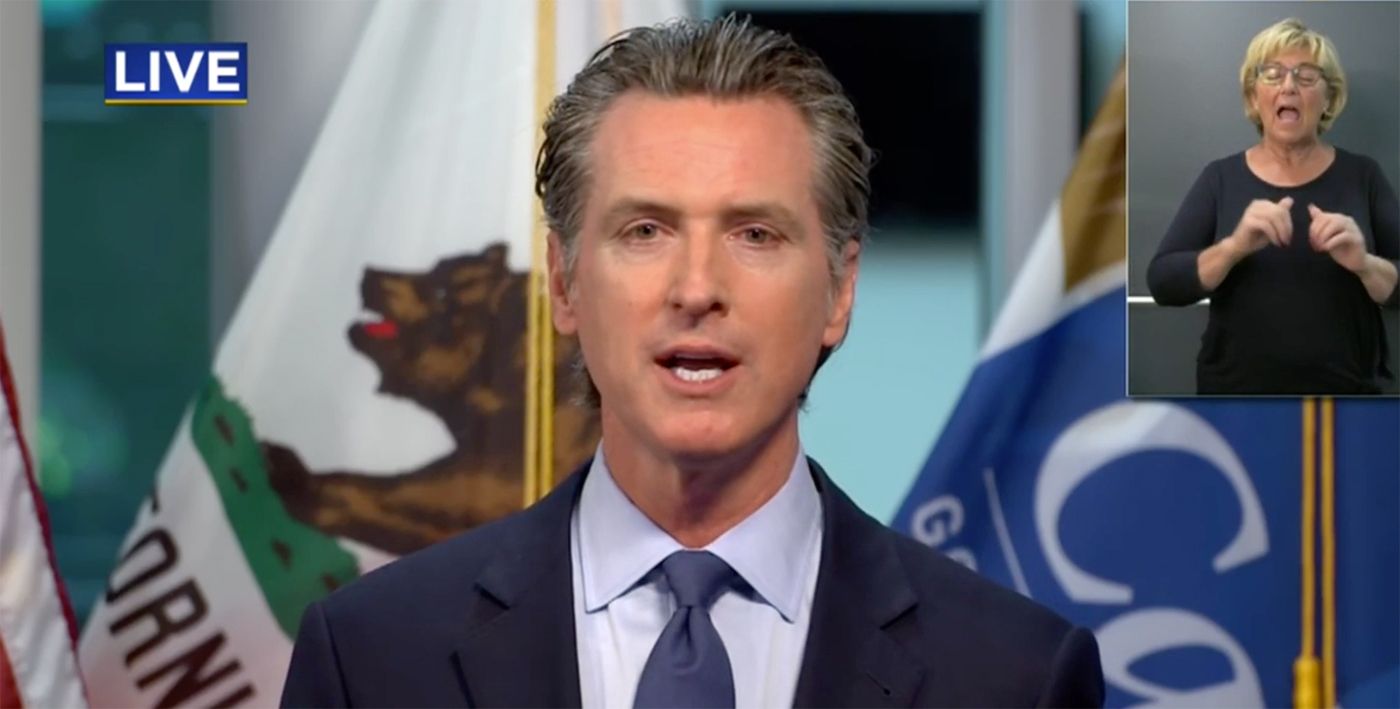 Gov. Newsom Suggests Four-Phased Reopening Of the State, Possibly With An Early School Year