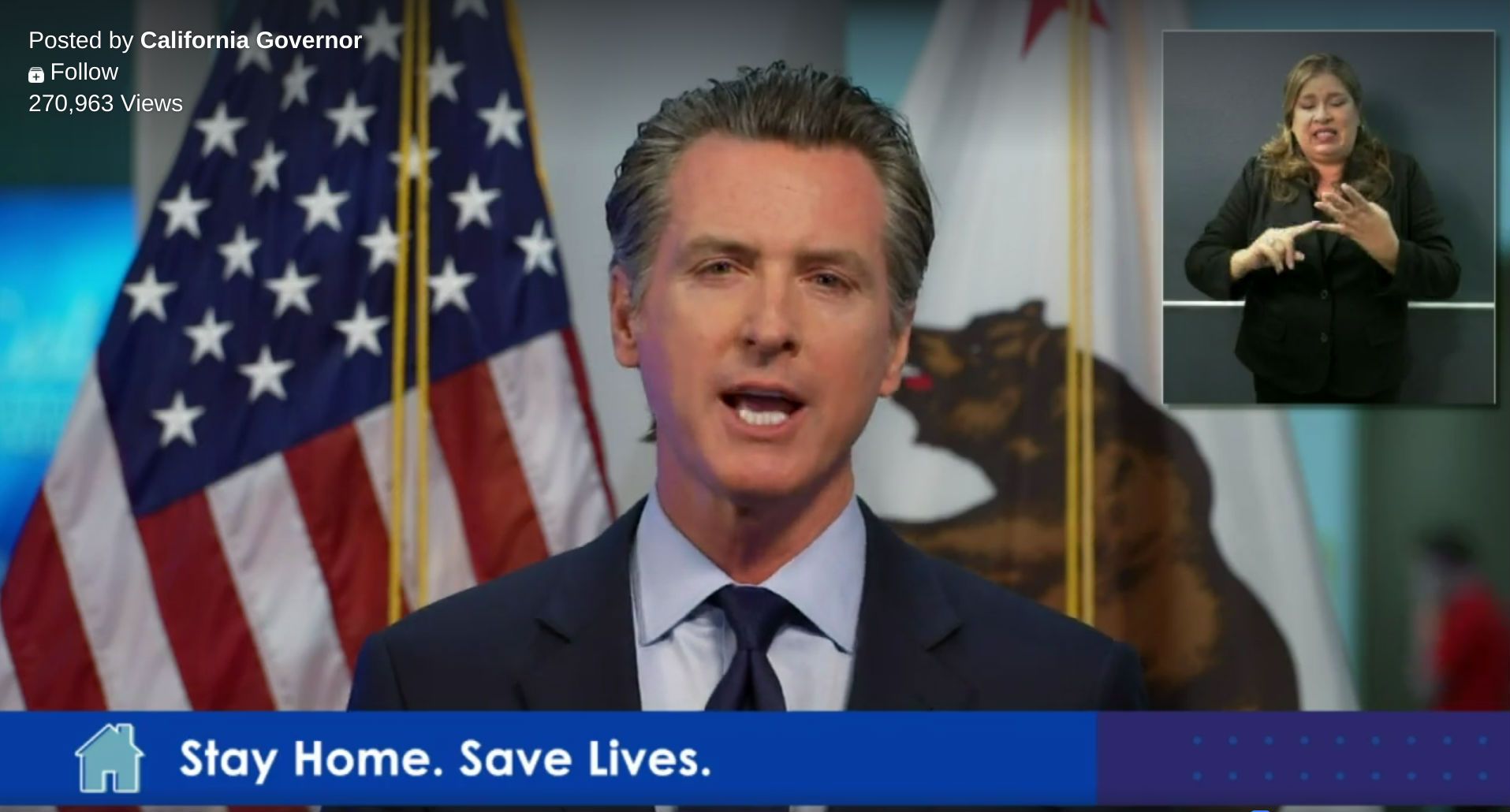 Newsom Lays It Down That Stay-At-Home Orders Not Getting Lifted Anytime Soon