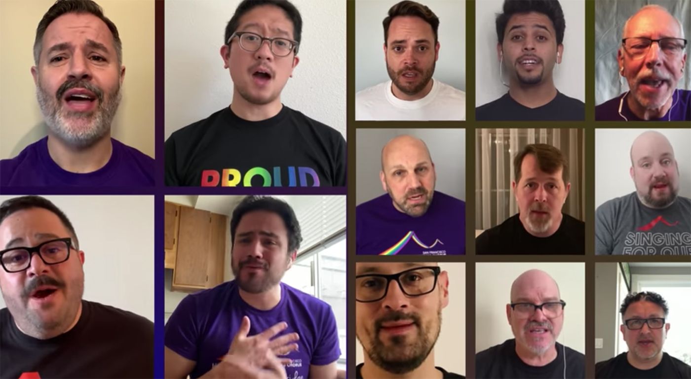 This Is Giving Me Life Today: SF Gay Men's Chorus Serenades Healthcare Workers