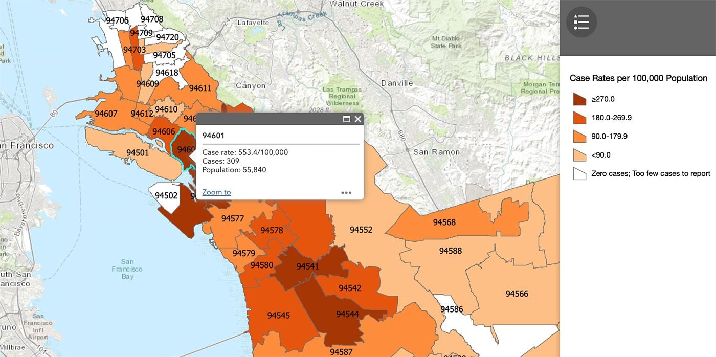 East Oakland Quickly Becoming Hardest Hit COVID19 Hot Spot In the Bay Area