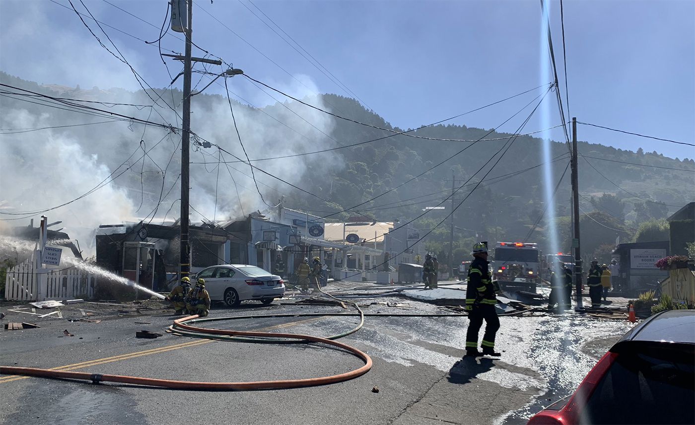 Day Around the Bay Stinson Beach Explosion Damaged Historic Sand