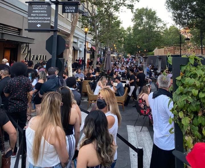 Saturday Links: San Jose's Santana Row Crowds With People Before 4th of July Weekend