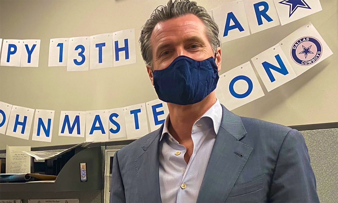 Newsom Says Indoor Restaurants and Wineries That Have Opened In 19 Counties Must Close
