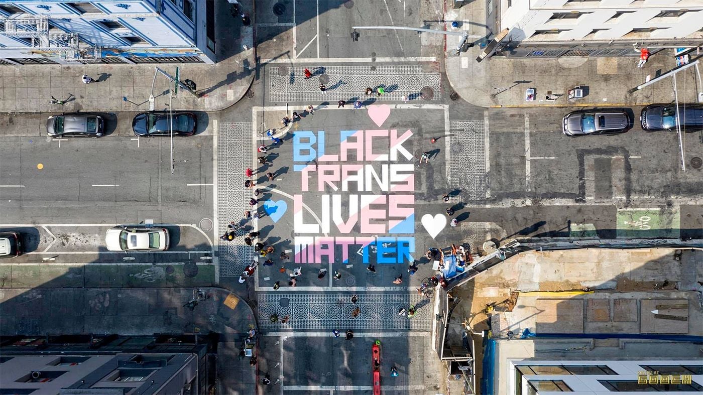 Compton's Cafeteria Riot Anniversary Marked With 'Black Trans Lives Matter' Mural in Tenderloin