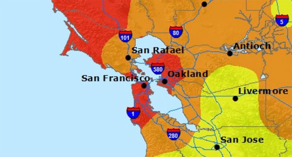 Smoky Skies To Last At Least Through Friday As Air Quality Worsens In Bay Area