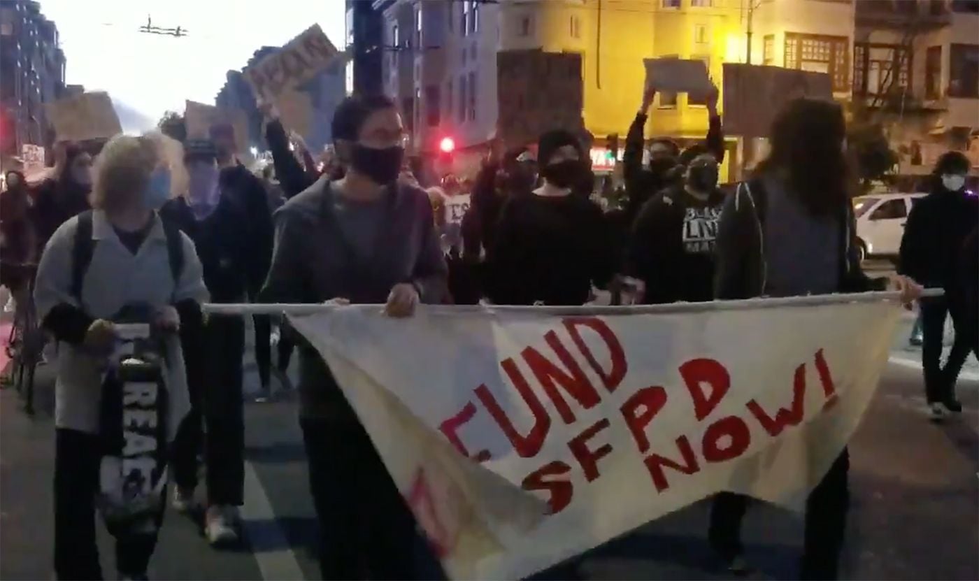 Breonna Taylor Protests Remained Peaceful, Relatively Small In the Bay Area Wednesday Night