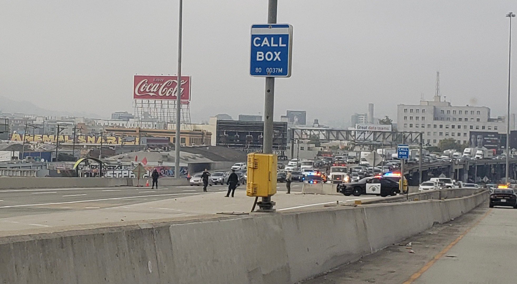 Person In Crisis Prompts Police Shutdown of I-80 In San Francisco, Large Backup