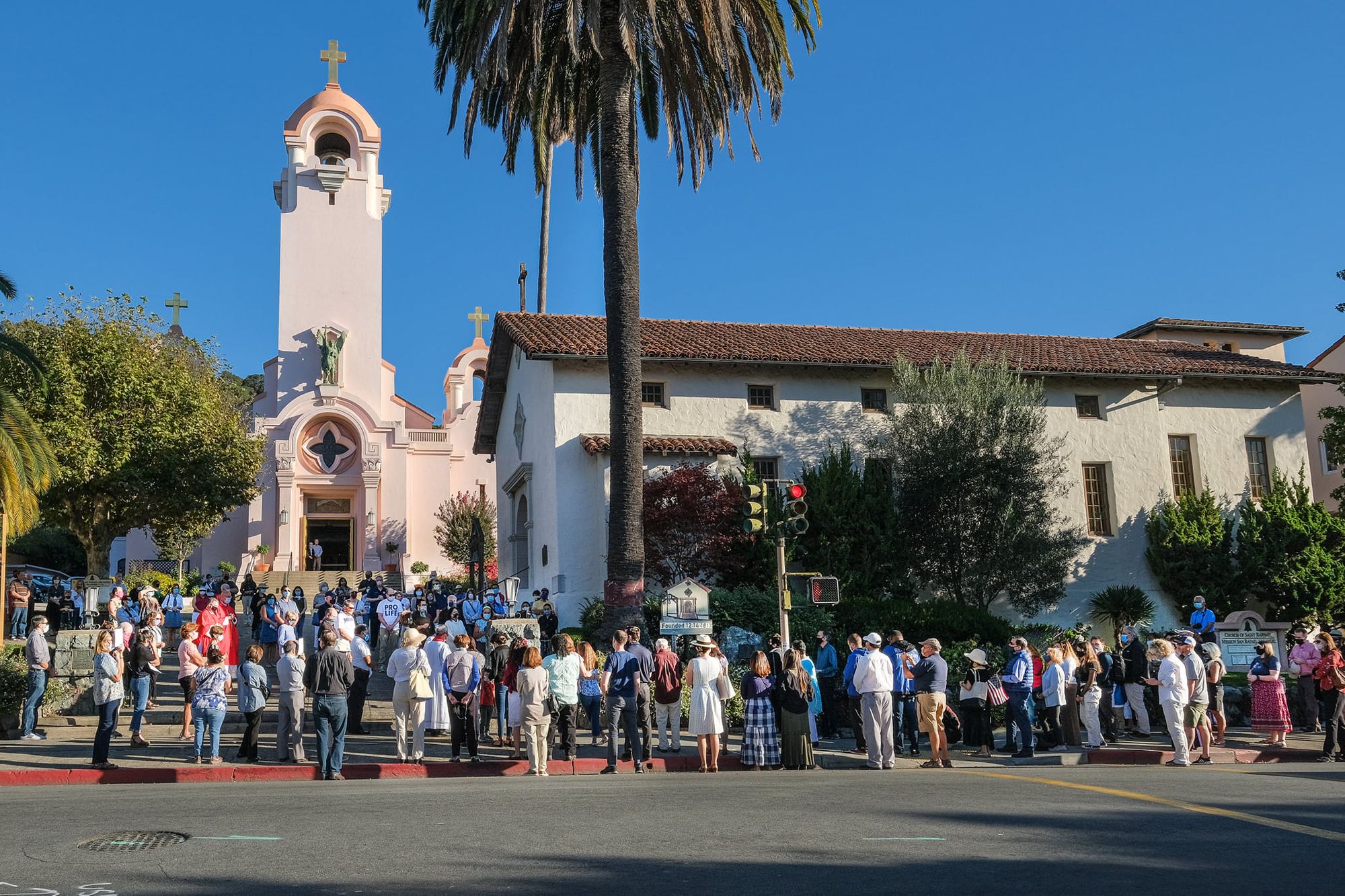 SF Archbishop Conducts Exorcism To Rid San Rafael Protest Site of Demonic Forces