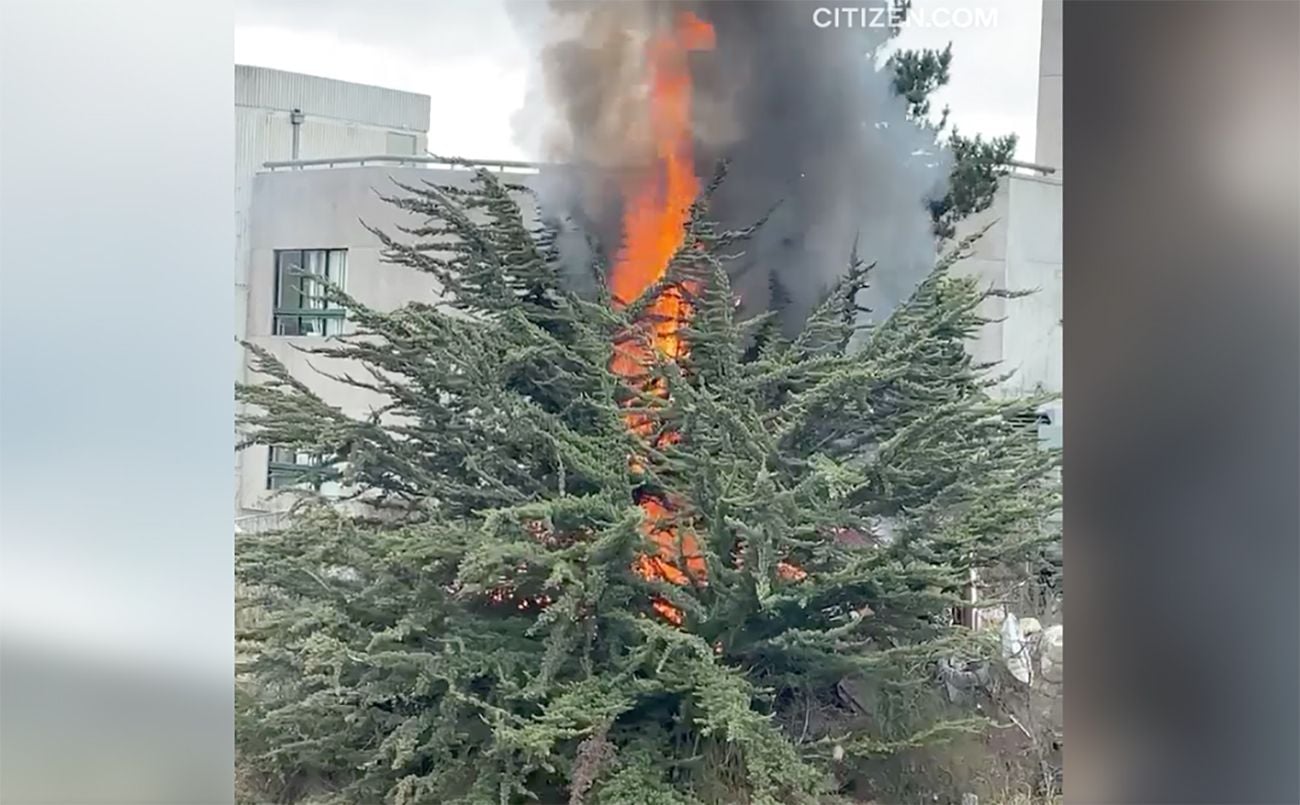 SF Firefighters Contain Blaze That Erupted at Bayview Homeless Encampment Next to Caltrain Tracks
