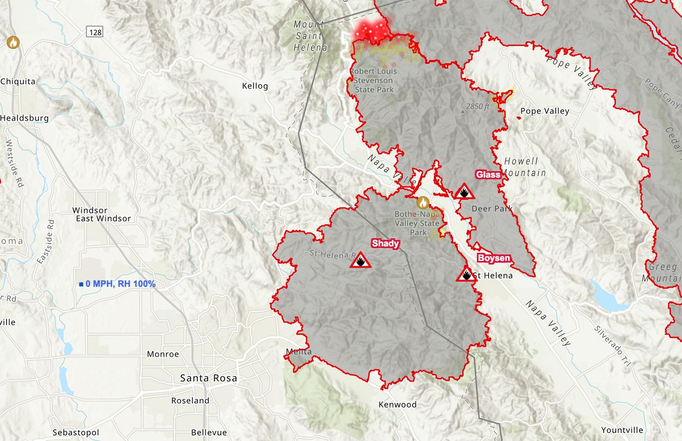 Glass Fire Reaches 30% Containment as Some Evacuation Orders Are Lifted