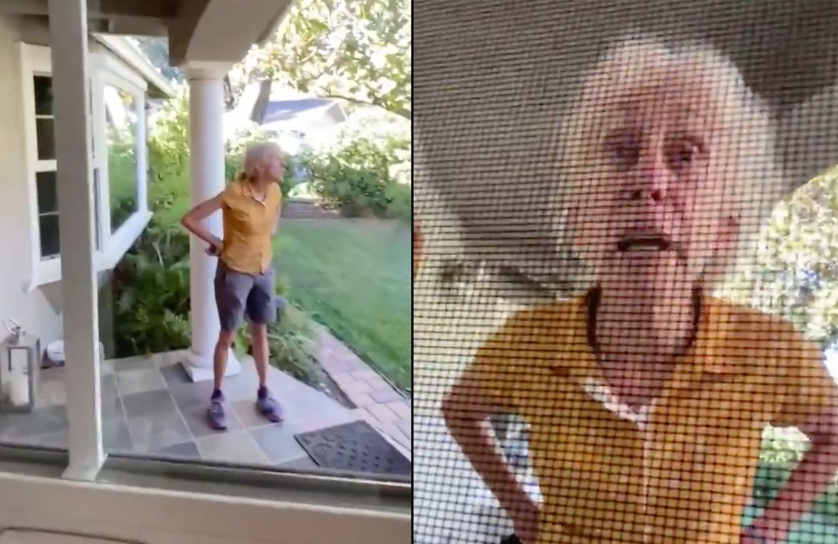 Angry White Lady In Saratoga Kicks Door, Throws Fit When Neighbor's House Is Used For Gender-Reveal Party
