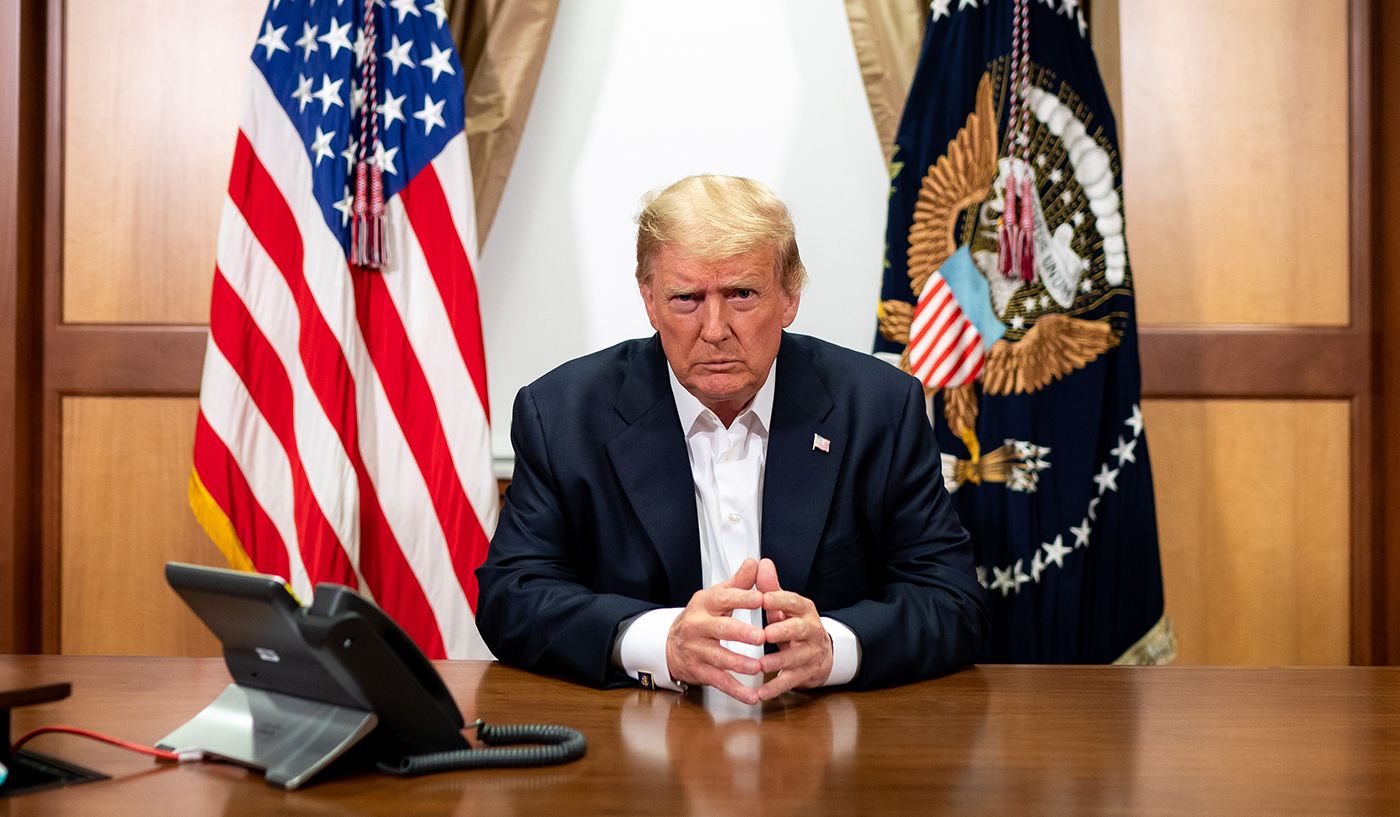 Of Course Trump Is Using His COVID Infection to Tell the Country 'Don't Be Afraid of COVID.' You Can Bet He's Afraid.