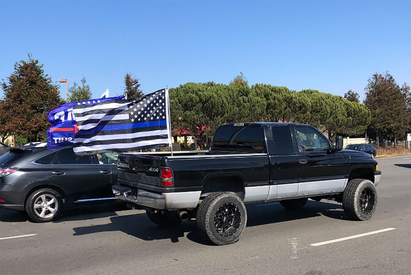 Trumpist Caravan Terrorizes Marin County, Targets Black Community In Marin City for Intimidation