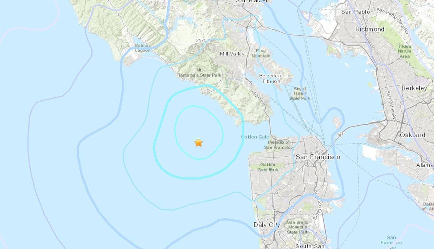 San Francisco Gets Jolted Awake By 3.6M Offshore Quake
