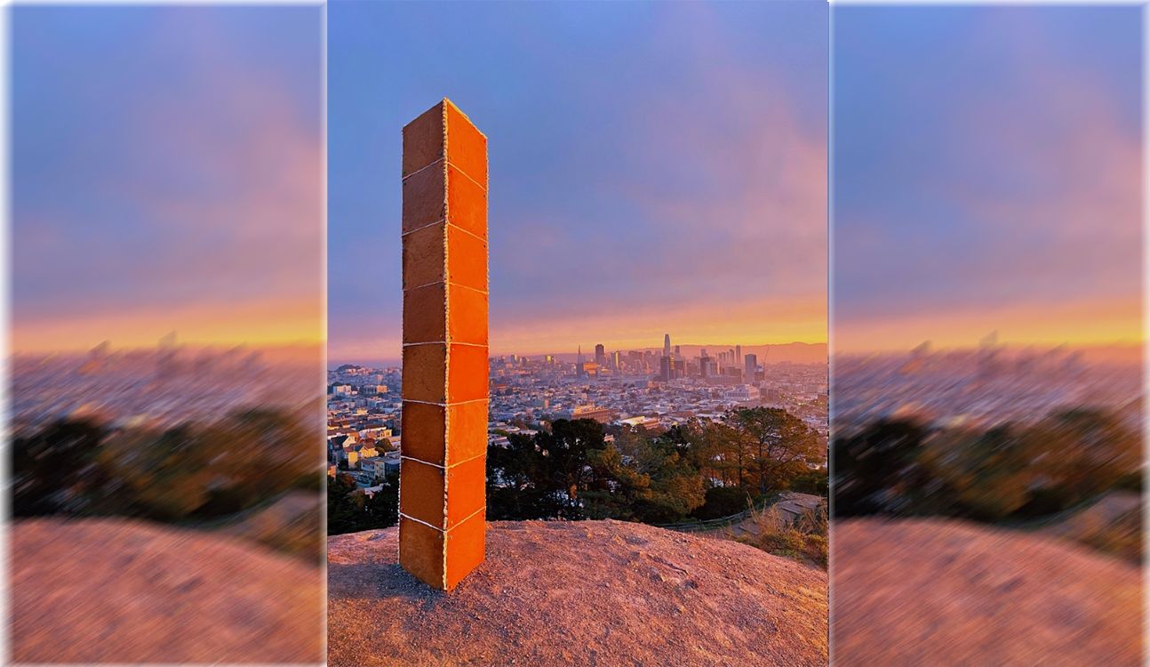Day Around the Bay: Gingerbread Monolith Goes Up in Corona Heights Park
