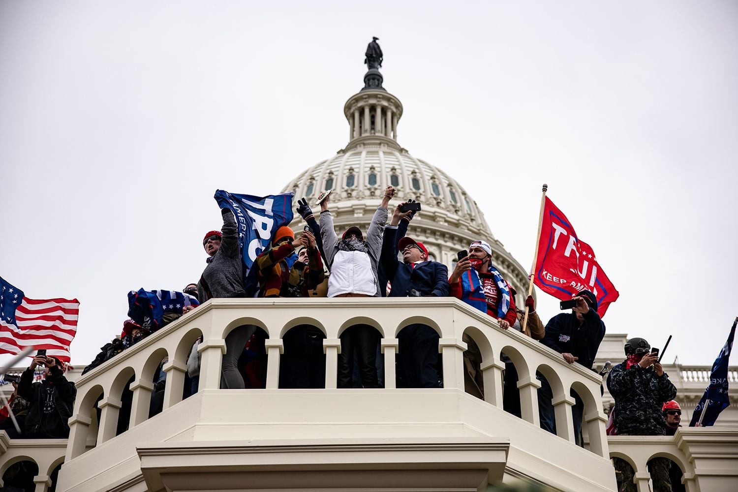 Updates: Trump Supporters Storm Capitol in Washington After President Incites Riot, One Person Dies