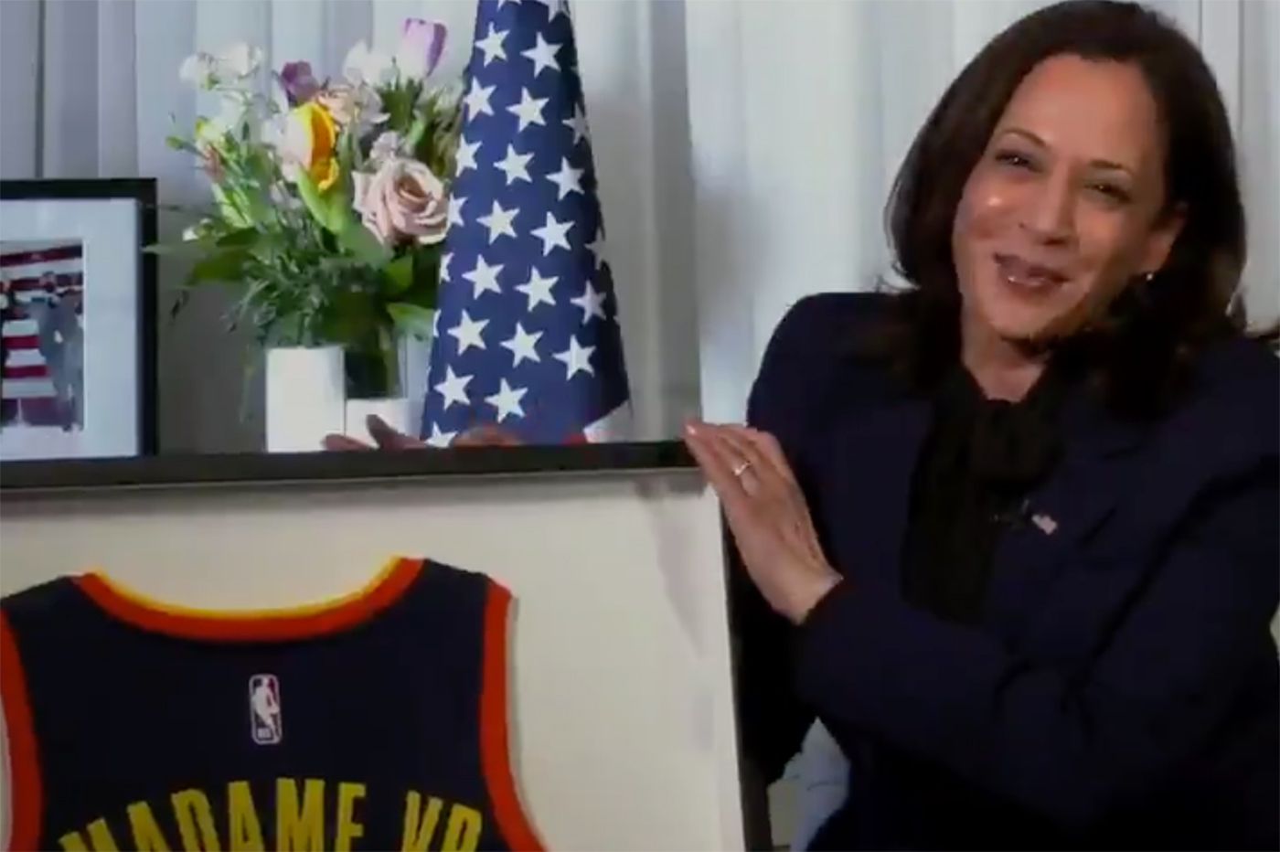 Warriors Post Video Tribute to Vice President Kamala Harris