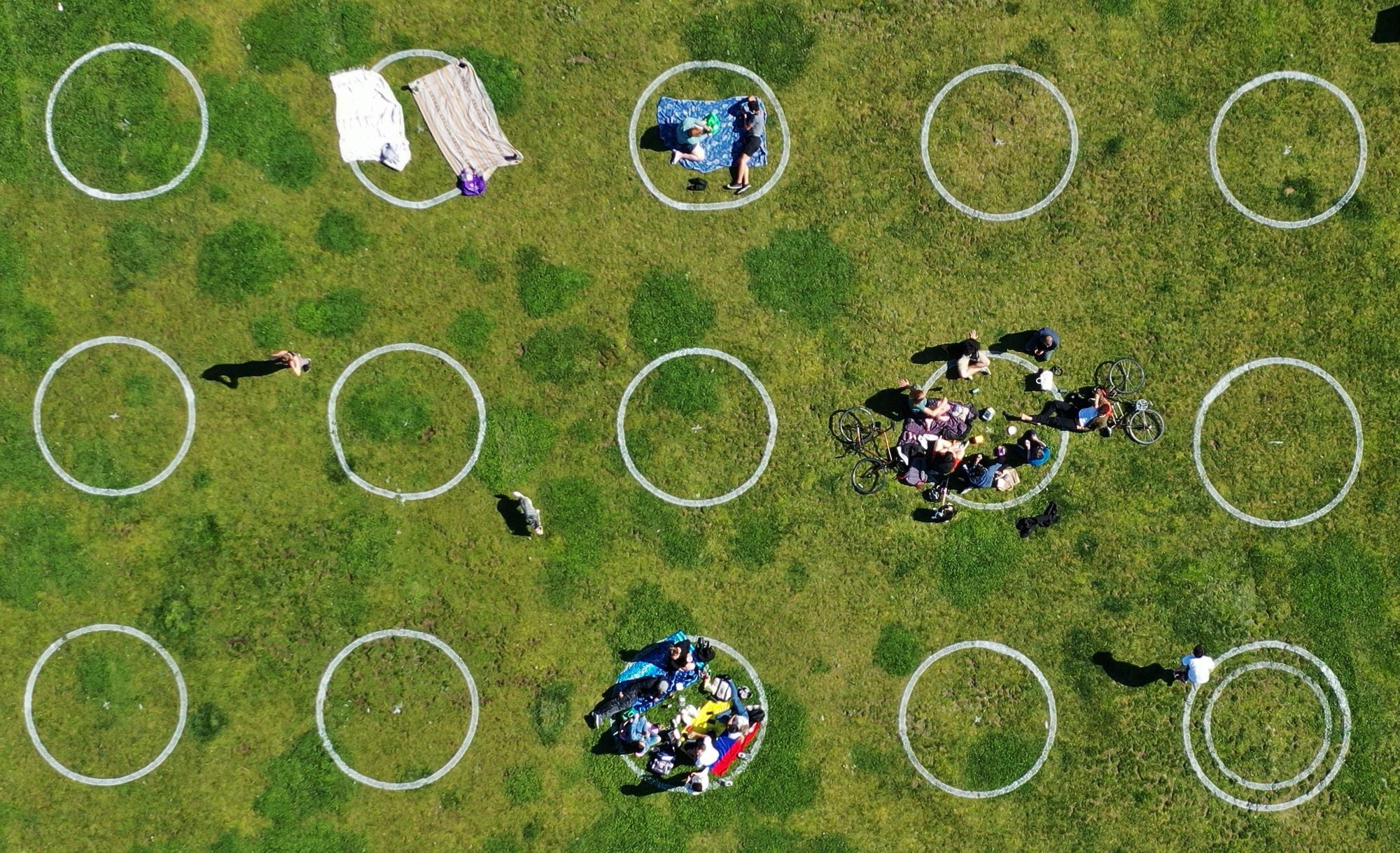 With Warmer Weather and Drops in COVID-19 Cases, Weekend Crowds Gather Across San Francisco Parks