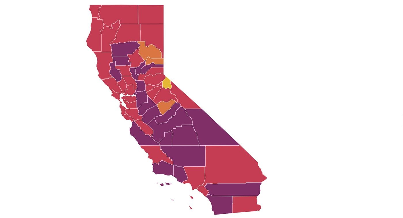Entire Bay Area Enters Red Tier As State Announces New Status For Sonoma and Contra Costa County
