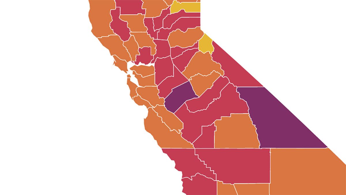 Eight of Nine Bay Area Counties Now In 'Orange' Tier