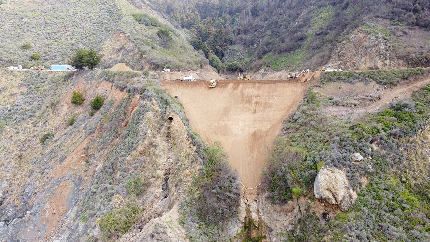 Highway 1 Washout Repaired, Road Reopens Months Early