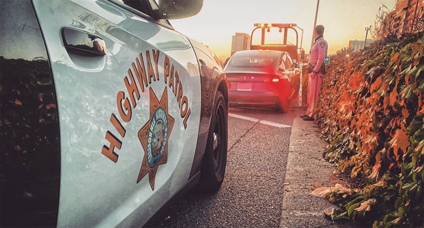 Tesla 'Backseat Driver' Nabbed By CHP