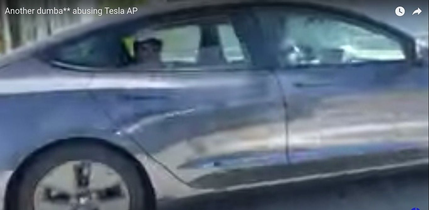 Tesla Autopilot ‘Backseat Driver’ Scofflaw Spotted Multiple Times on Bay Area Roads