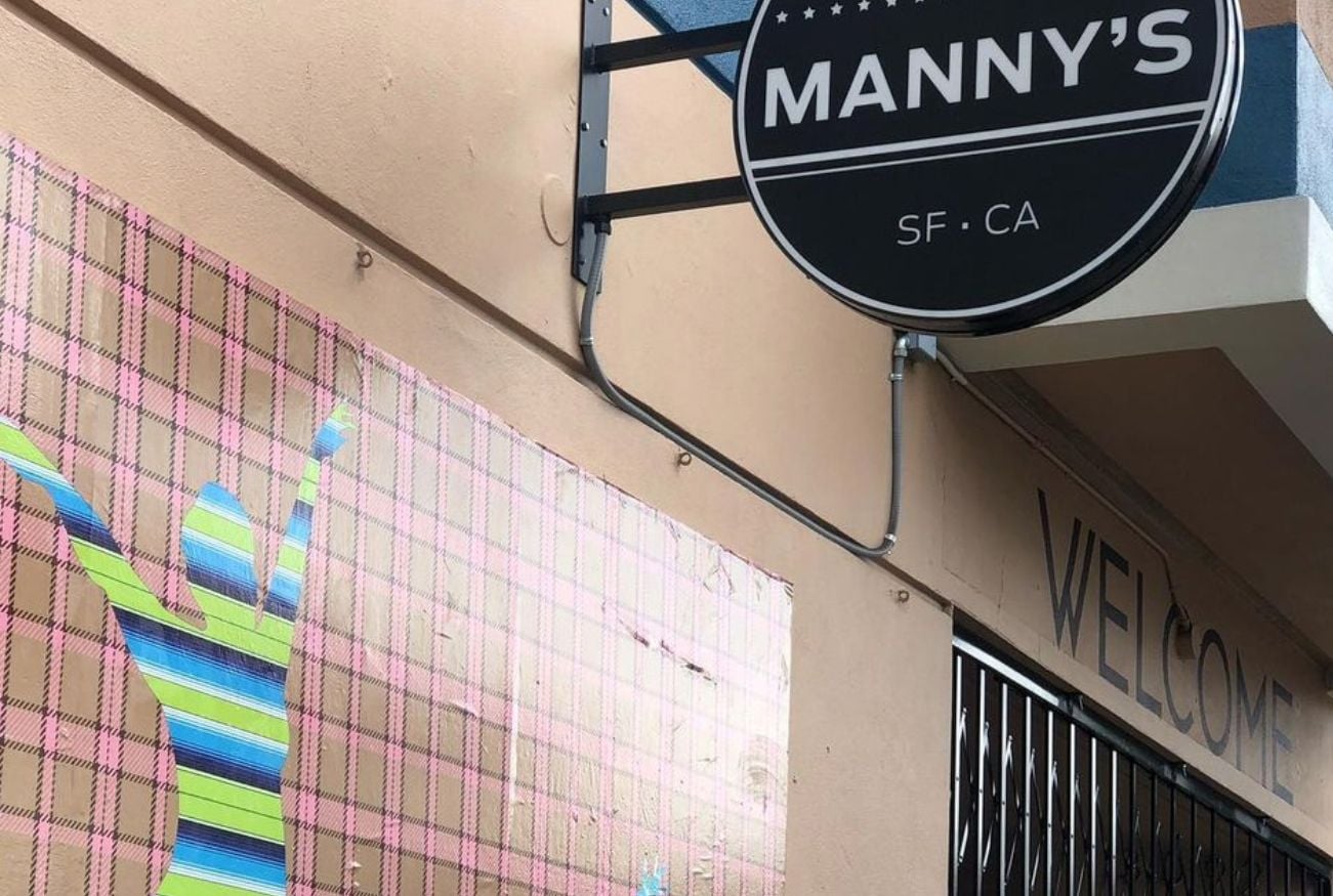 Manny's In the Mission Once Again Tagged With Anti-Jewish Graffiti