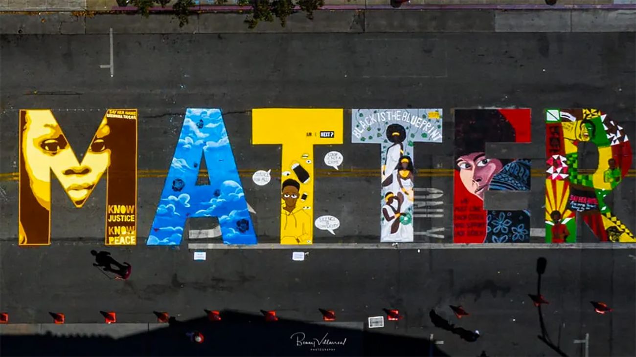 Palo Alto Police Are Suing the City Over a Black Lives Matter Mural They Say Discriminates Against Them