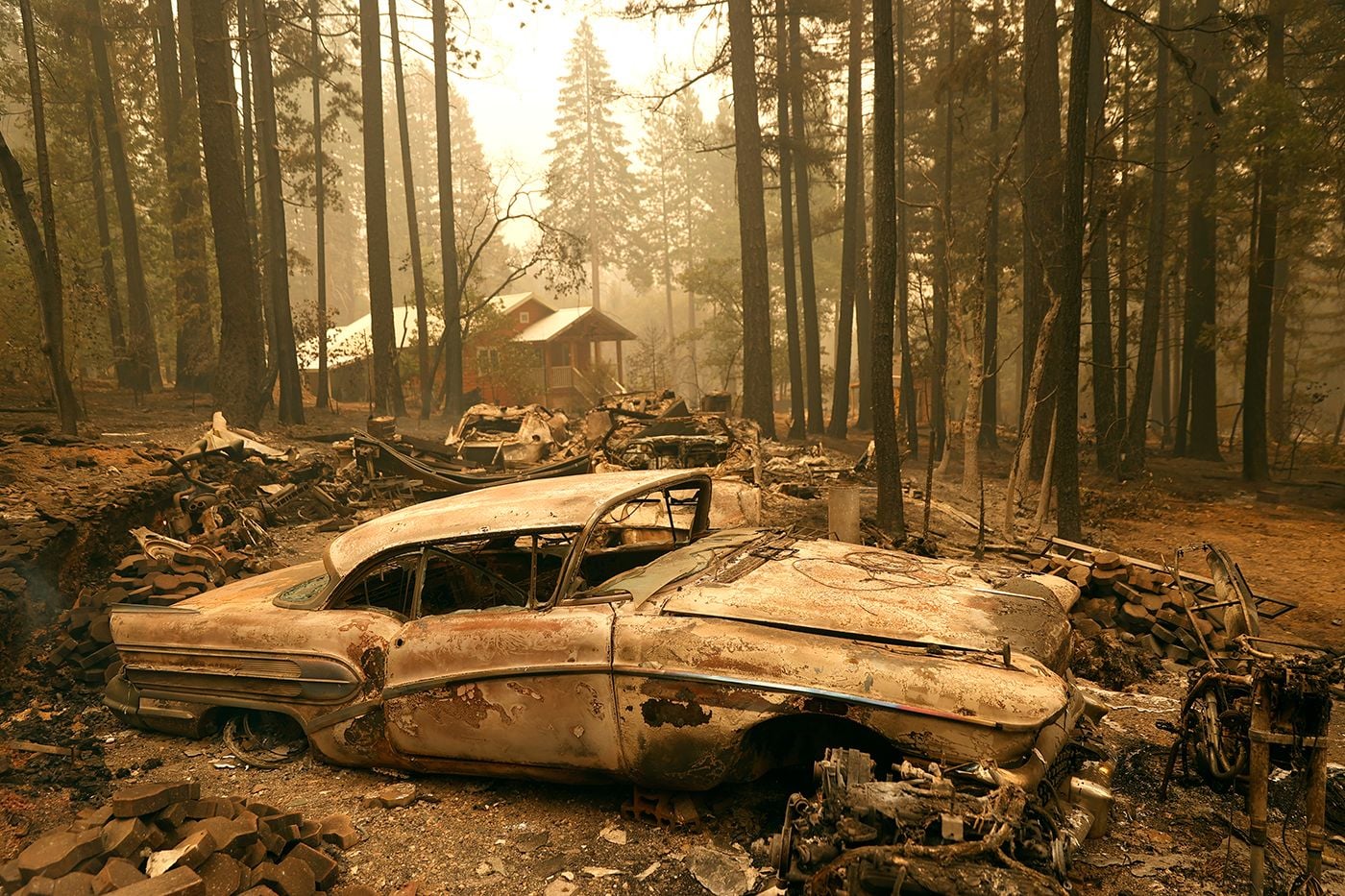 Whipped Up By Winds, Dixie Fire Continues Destroying Buildings In Indian Falls