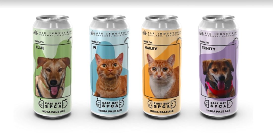 Oakland's Ale Industries Puts Adorable Adoptable Pets on Beer Cans
