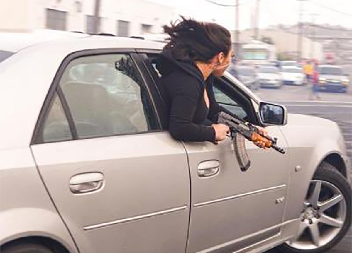 SFPD Seizes Cadillac Spotted During Sideshow With AK-47-Wielding Woman Hanging Out Window