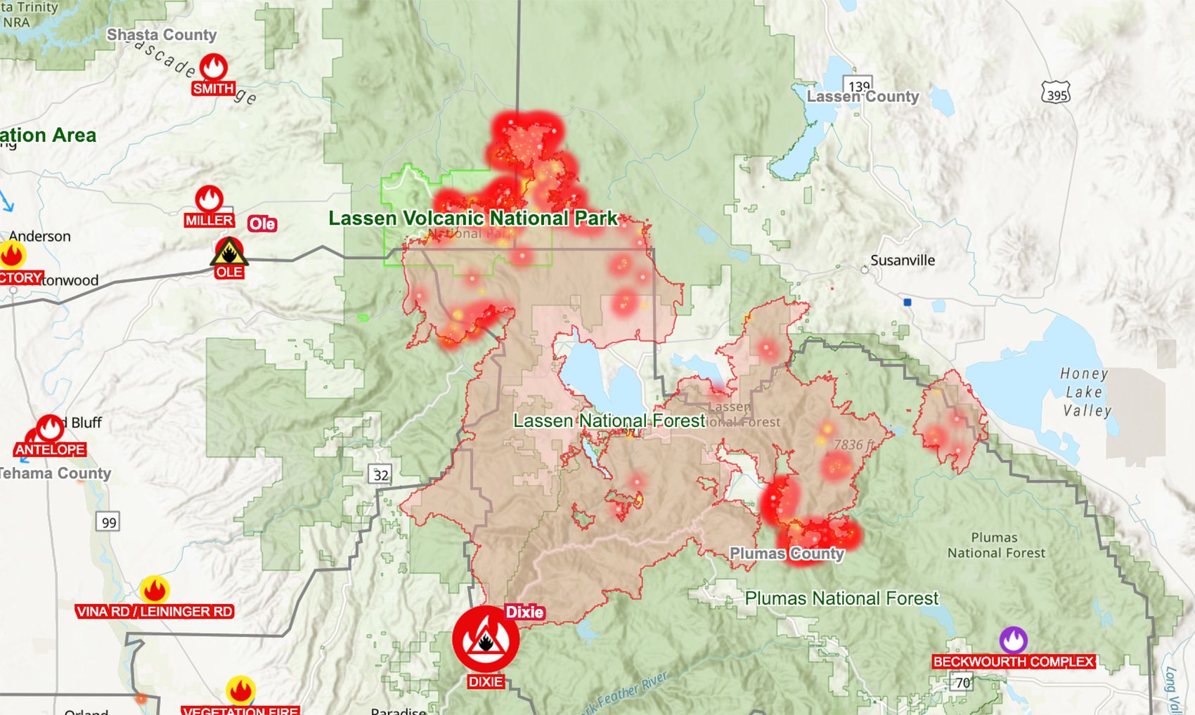 dixie fire update containment